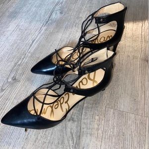 Sam Edelman Lace up Black Heels
#samedelman #black